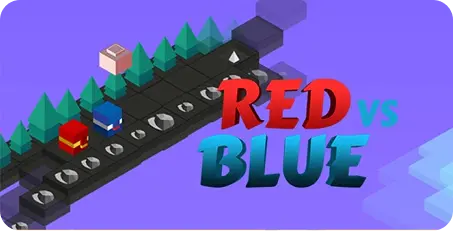 „Red vs Blue“ ist ein einfaches, aber spannendes Online-HTML-Spiel, in dem zwei Teams – Rot und Blau – in einem rasanten Kampf oder Wettkampf gegeneinander antreten.